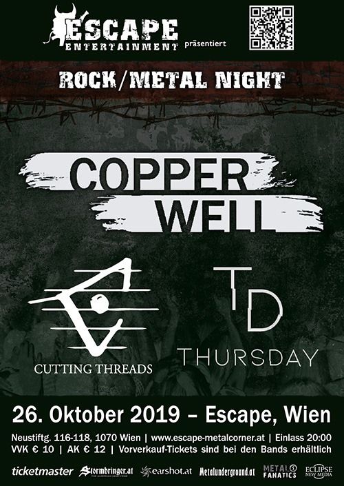 Event Escape Metalcorner flyer